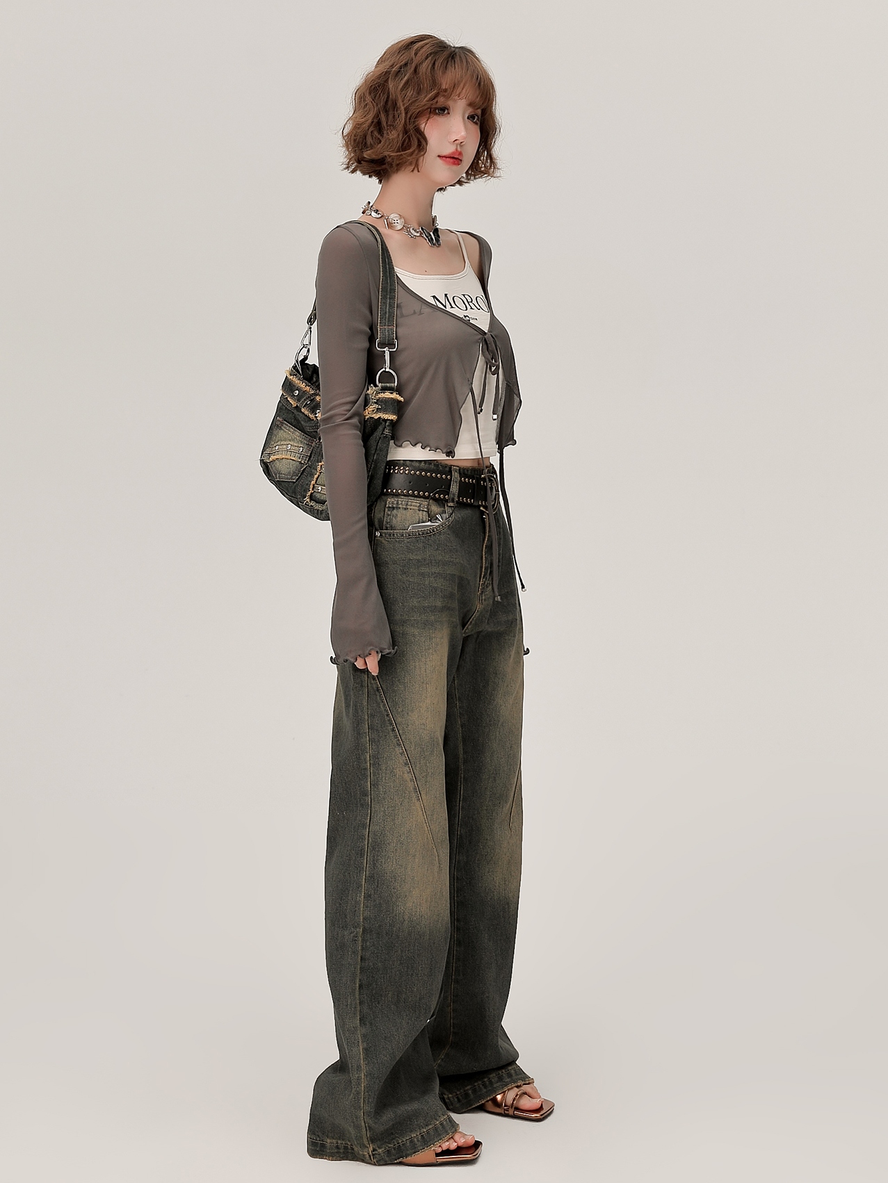 Lace-Up Long Sleeve Cardigan for Women - American Style Spicy Girl Sun Protection Top - Thin, Cool Summer Fashion Lace-Up Long Sleeve Cardigan for Women - American Style Spicy Girl Sun Protection Top - Thin, Cool Summer Fashion