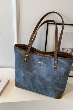 Large-Capacity Casual Tote Bag for Women - Versatile Spring 2025 Commuting & Travel Shoulder Bag