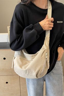 Large Capacity Commuter Tote Bag 2024 - Versatile Dumpling Crossbody Shoulder Bag for Women - Sporty Underarm Style