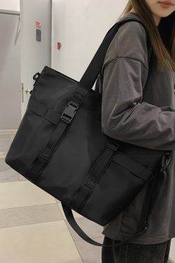 Large Capacity Crossbody Bag - 2025 Summer Shoulder Tote for Students & Laptops - Stylish and Practical Design