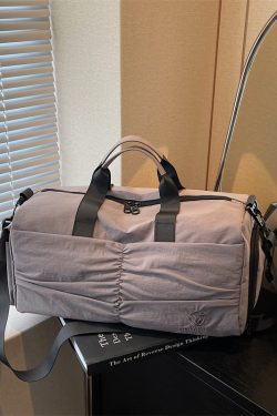 Large Capacity Crossbody Sports Fitness Bag with Dry Wet Separation - Travel Tote for Outdoor Luggage Storage