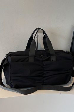 Large Capacity Crossbody Sports Fitness Bag with Dry Wet Separation - Travel Tote for Outdoor Luggage Storage