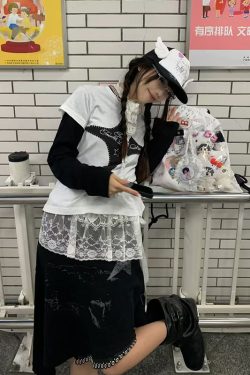 Large Capacity Drawstring Backpack - Versatile Cartoon Design, Transparent Nylon Canvas Bag for Commuting and School