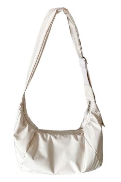 Large Capacity Dumpling Crossbody Bag for Women - 2024 Autumn Winter Down Cotton, Simple & Versatile Shoulder Bag