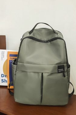 Large Capacity French Double Shoulder Bag - Simple Sports Backpack for Students & Travel - Versatile School Bag for Short Trips