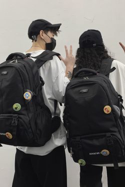 Large Capacity French Sports Backpack, Double Shoulder Student Bag, Travel Computer Bag for School and Classes