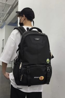 Large Capacity French Sports Backpack, Double Shoulder Student Bag, Travel Computer Bag for School and Classes