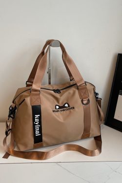 Large Capacity Handheld and Crossbody Luggage Bag with Wet-Dry Separation for Sports, Fitness, Travel, and Maternity - Versatile and Fashionable