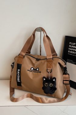 Large Capacity Handheld and Crossbody Luggage Bag with Wet-Dry Separation for Sports, Fitness, Travel, and Maternity - Versatile and Fashionable