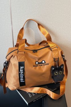 Large Capacity Handheld and Crossbody Luggage Bag with Wet-Dry Separation for Sports, Fitness, Travel, and Maternity - Versatile and Fashionable