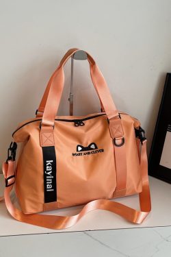 Large Capacity Handheld and Crossbody Luggage Bag with Wet-Dry Separation for Sports, Fitness, Travel, and Maternity - Versatile and Fashionable