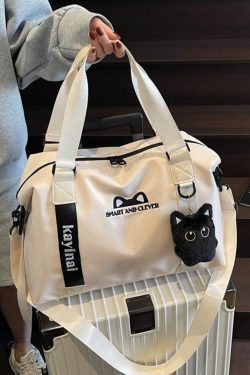 Large Capacity Handheld and Crossbody Luggage Bag with Wet-Dry Separation for Sports, Fitness, Travel, and Maternity - Versatile and Fashionable