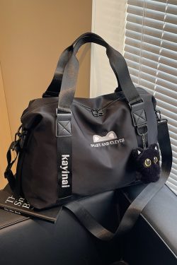 Large Capacity Handheld and Crossbody Luggage Bag with Wet-Dry Separation for Sports, Fitness, Travel, and Maternity - Versatile and Fashionable