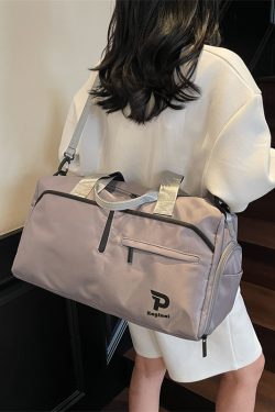 Large Capacity Lightweight Women's Tote Bag - 2025 Fashion Travel Bag for Short Trips, Gym, and Sports