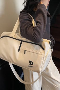 Large Capacity Lightweight Women's Tote Bag - 2025 Fashion Travel Bag for Short Trips, Gym, and Sports