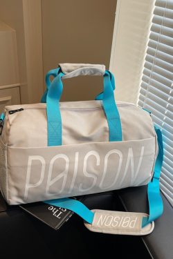 Large Capacity Lightweight Women's Travel Bag - Sports Fitness Bag with Dry Wet Separation for Swimming & Handheld Storage