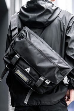 Large-Capacity Multifunctional Crossbody Bag - Trendy Chest Bag for Men, Ideal for Work, Motorcycle, and Everyday Use