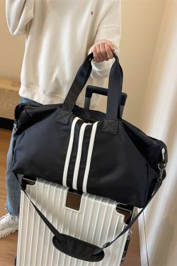 Large Capacity Oxford Cloth Business Travel Bag - High-End Sports Yoga Fitness Tote for Short Trips - Lightweight and Stylish