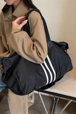 Large Capacity Oxford Cloth Business Travel Bag - High-End Sports Yoga Fitness Tote for Short Trips - Lightweight and Stylish