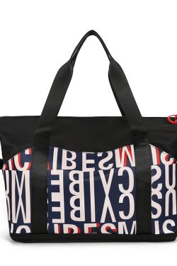 Large Capacity Portable Travel Bag for Women & Men, Versatile Luggage for Short Trips, Business Travel, Sports & Fitness.