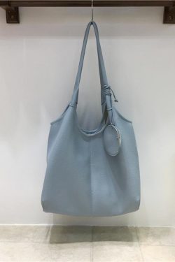 Large Capacity Soft Leather Mother-Child Tote Bag for Work and Commuting - Casual Underarm Shoulder Bag