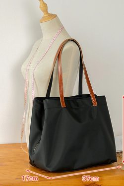 Large Capacity Solid Color Oxford Cloth Tote Bag for Women - Versatile Shoulder Bag for Commuting & Everyday Use