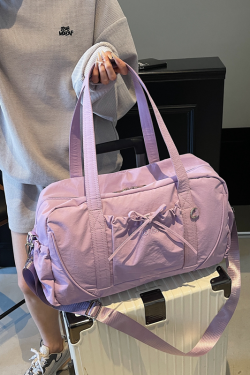 Large Capacity Sports Fitness Travel Bag with Dry Wet Separation - Ideal for Short-Distance Travel & Maternity Storage