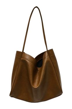 Large Capacity Tote Bag for Women - Korean Style Lazy Chic Design, 2023 New Fashion Shoulder Bag, Niche Aesthetic