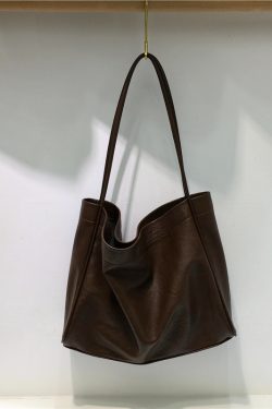 Large Capacity Tote Bag for Women - Korean Style Lazy Chic Design, 2023 New Fashion Shoulder Bag, Niche Aesthetic