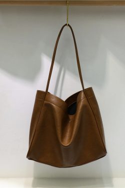 Large Capacity Tote Bag for Women - Korean Style Lazy Chic Design, 2023 New Fashion Shoulder Bag, Niche Aesthetic