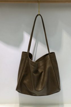 Large Capacity Tote Bag for Women - Korean Style Lazy Chic Design, 2023 New Fashion Shoulder Bag, Niche Aesthetic