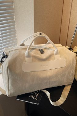 Large Capacity Travel Bag for Women, Lightweight Crossbody Gym Bag, Versatile Handheld Luggage for Short Trips and Sports