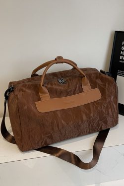 Large Capacity Travel Bag for Women, Lightweight Crossbody Gym Bag, Versatile Handheld Luggage for Short Trips and Sports