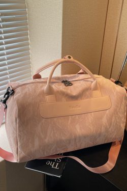 Large Capacity Travel Bag for Women, Lightweight Crossbody Gym Bag, Versatile Handheld Luggage for Short Trips and Sports