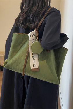 Large Capacity Vintage Casual Tote Bag for Work and Commuting - Versatile Shoulder Bag 2025 Style