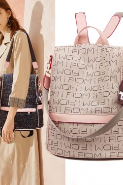 Large Capacity Women's Backpack - Fashionable Commuting Bag, Double Shoulder Design, European and American Style, Ideal for Moms