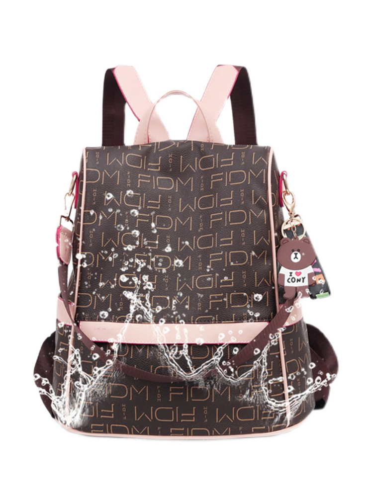 Large Capacity Women's Backpack - Fashionable Commuting Bag, Double Shoulder Design, European and American Style, Ideal for Moms Large Capacity Women's Backpack - Fashionable Commuting Bag, Double Shoulder Design, European and American Style, Ideal for Moms