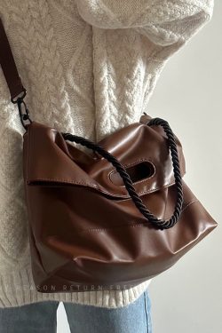 Large-Capacity Women's Briefcase Tote Bag 2024 - Stylish Commuter Shoulder Crossbody Bag for Students and Early Classes