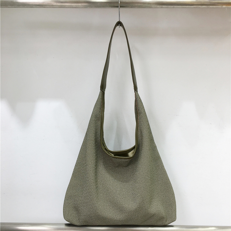 Large Capacity Women's Canvas Woven Underarm Tote Bag - Casual Versatile Style for 2024, Perfect for Daily Use Large Capacity Women's Canvas Woven Underarm Tote Bag - Casual Versatile Style for 2024, Perfect for Daily Use