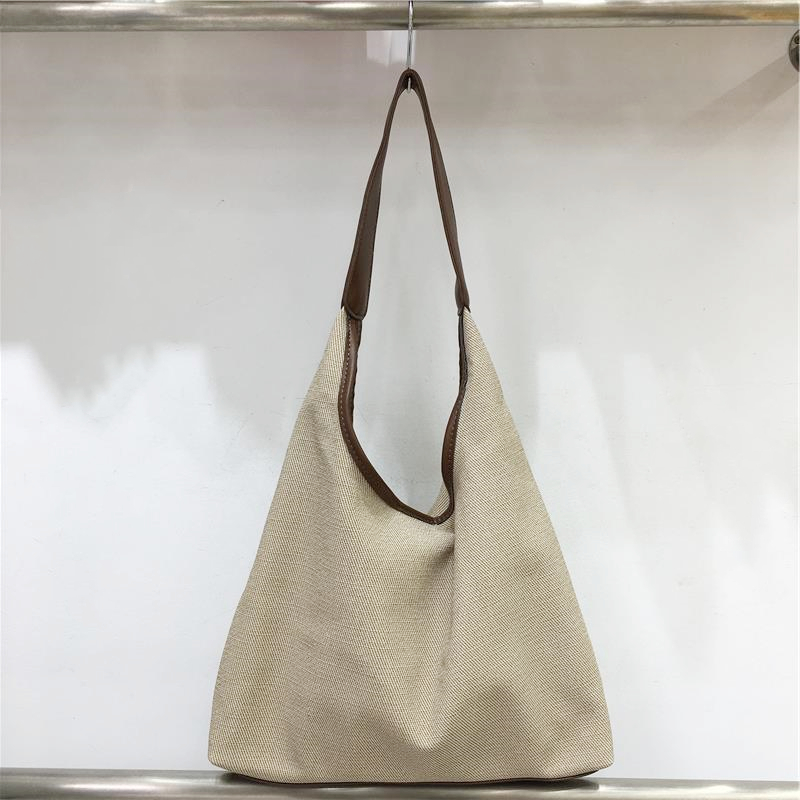 Large Capacity Women's Canvas Woven Underarm Tote Bag - Casual Versatile Style for 2024, Perfect for Daily Use Large Capacity Women's Canvas Woven Underarm Tote Bag - Casual Versatile Style for 2024, Perfect for Daily Use