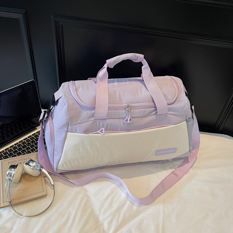 Large Capacity Women's Carry-On Travel Bag - Lightweight Handbag for Short-Distance Trips, Sports, and Luggage Organization Large Capacity Women's Carry-On Travel Bag - Lightweight Handbag for Short-Distance Trips, Sports, and Luggage Organization