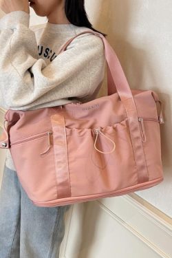 Large Capacity Women's Tote Bag for Travel, Fitness, Business Trips - Versatile Maternity & Luggage Storage with Trolley Compatibility