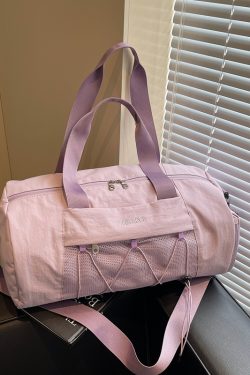 Large Capacity Women's Travel Bag - Handheld Fitness Bag with Dry Wet Separation for Sports, Yoga, Swimming, Lightweight Luggage