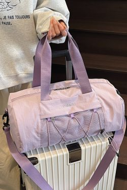 Large Capacity Women's Travel Bag - Handheld Fitness Bag with Dry Wet Separation for Sports, Yoga, Swimming, Lightweight Luggage