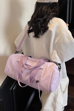 Large Capacity Women's Travel Bag - Handheld Fitness Bag with Dry Wet Separation for Sports, Yoga, Swimming, Lightweight Luggage