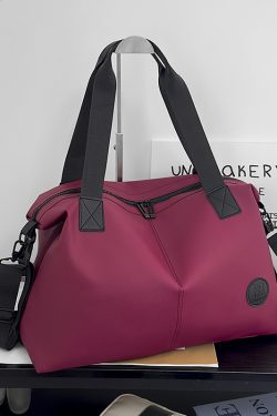 Large Capacity Women's Travel Bag - Stylish Commuting & Fitness Bag with Dry/Wet Separation for Short-Distance Travel