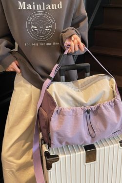 Large Capacity Women's Travel Bag - Stylish Lightweight Sports Fitness Shoulder Crossbody Bag for Short Trips & Business Travel