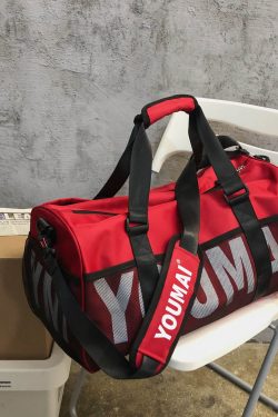 Large Capacity Women's Travel Tote Bag with Dry Wet Separation for Sports, Fitness, and Short Trips