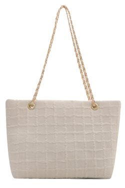 Large Textured Retro Handbag for Women - Trendy 2025 Korean Style Shoulder Tote Bag with High Capacity