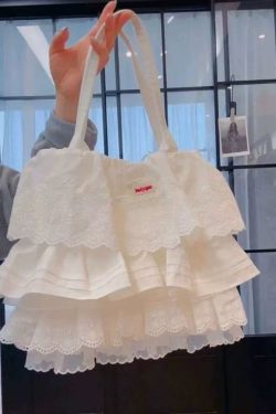 Layered Lace Shoulder Tote Bag for Women - Large Capacity Commuter Bag, 2025 Fashion Trend, Stylish and Versatile Daily Use